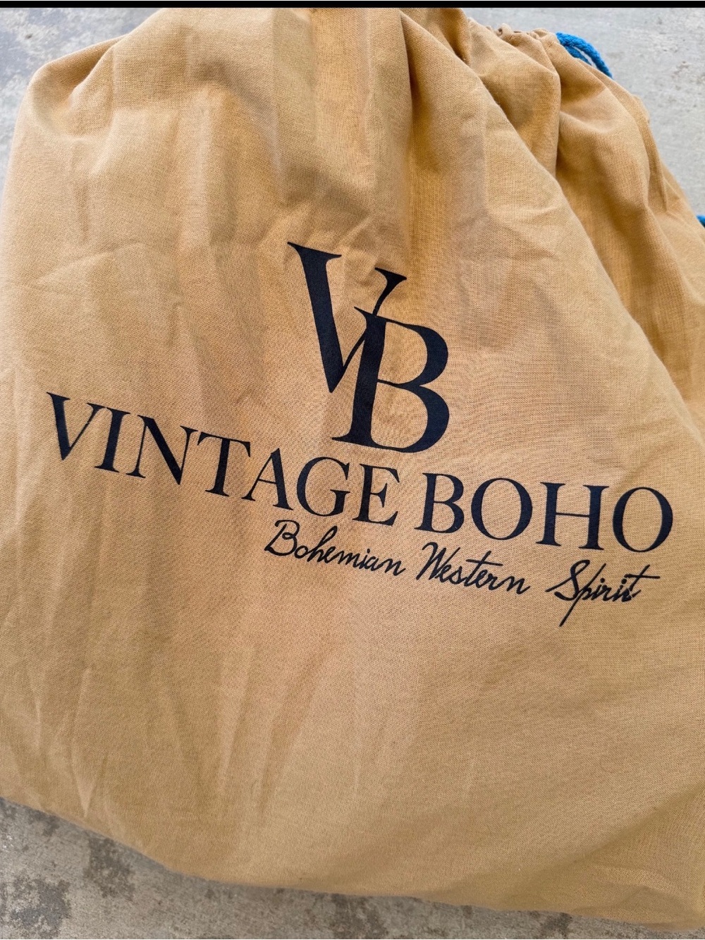 Vintage Boho Tan Tote Bag - Vintage Boho
